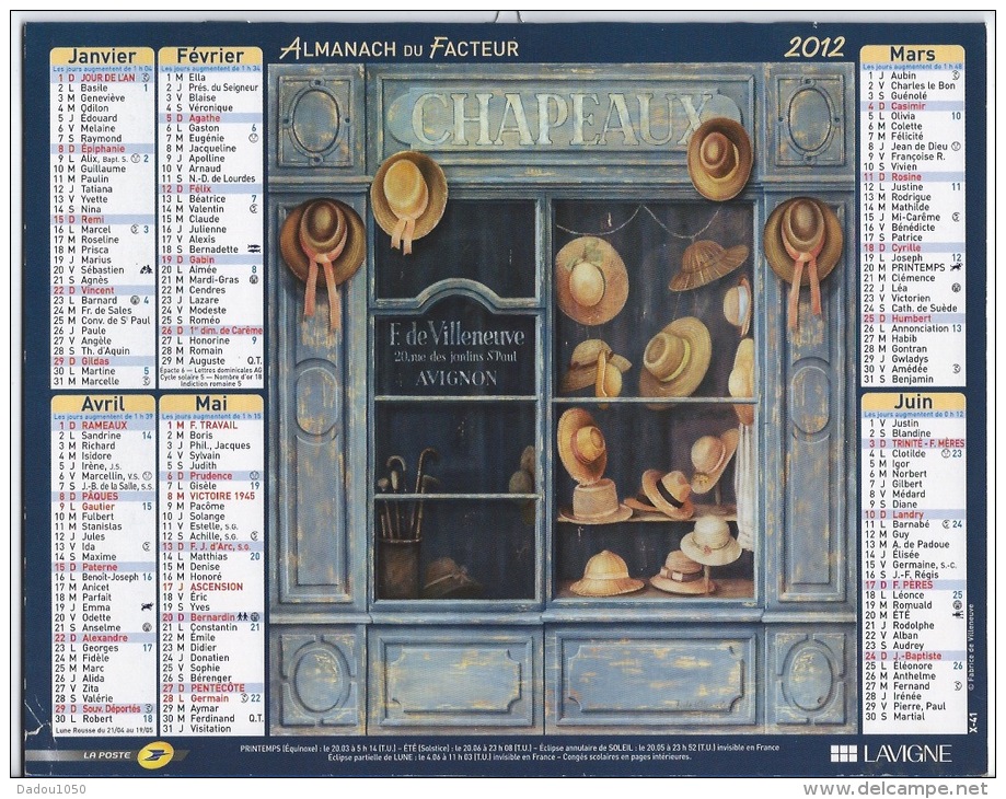 Almanach Du Facteur 2012 Magasin - Grand Format : 2001-...