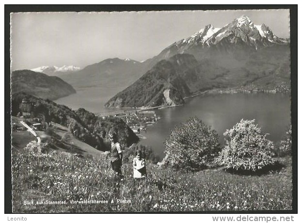 STANSSTAD Vierwalstättersee Pilatus Ca. 1960 - Stans