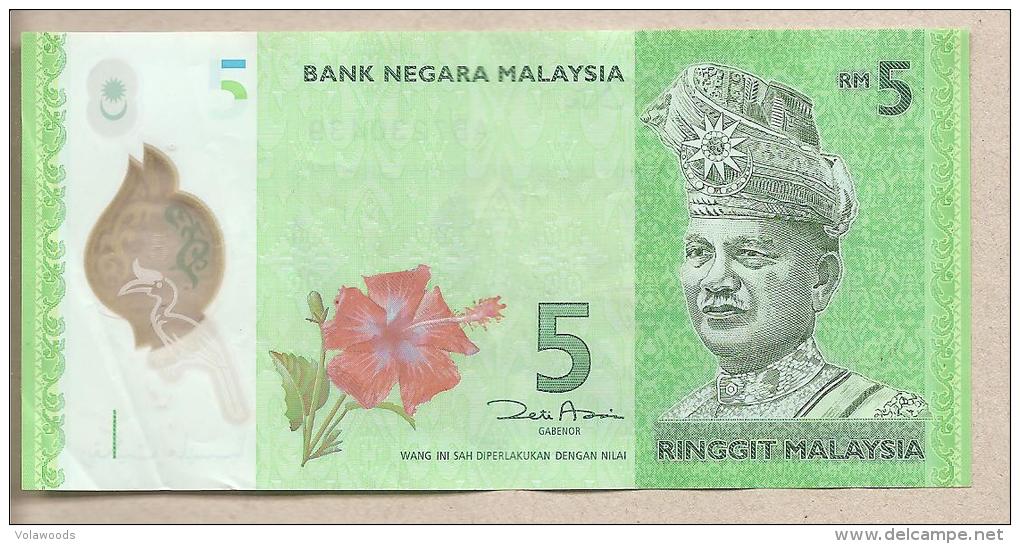 Malesia - Banconota Circolata Da 5 Ringgit - Polimero - Maleisië