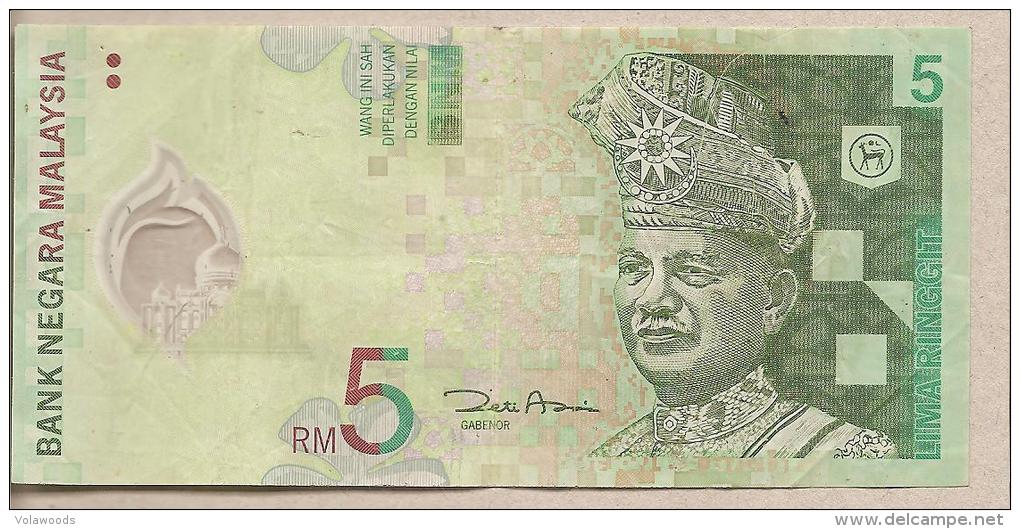 Malesia - Banconota Circolata Da 5 Ringgit - Polimero - Malaysia