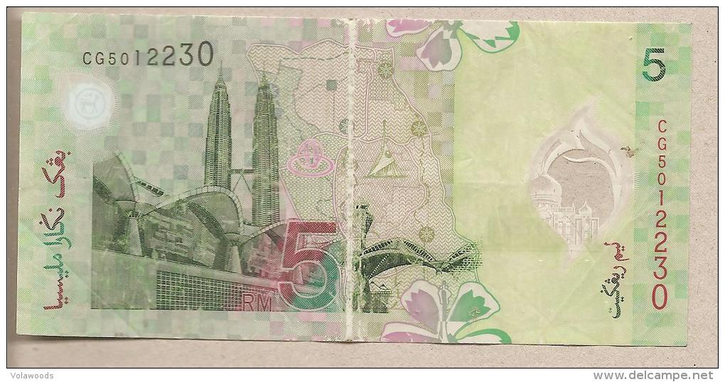 Malesia - Banconota Circolata Da 5 Ringgit - Polimero - Malaysia