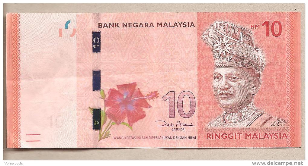 Malesia - Banconota Circolata Da 10 Ringgit - Malesia