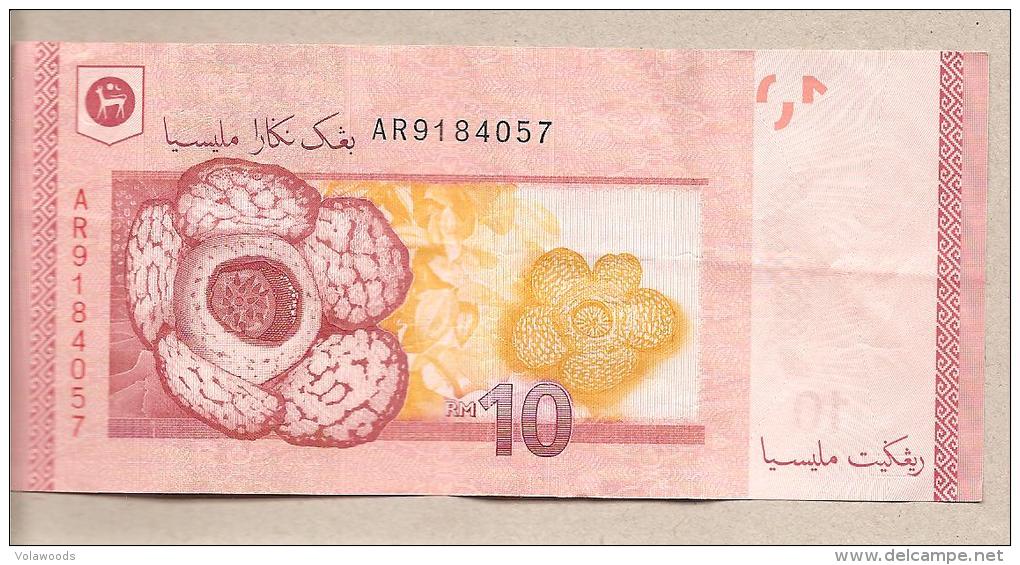 Malesia - Banconota Circolata Da 10 Ringgit - Malasia
