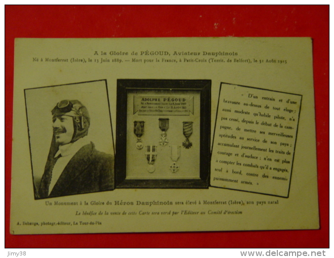 AVIATEUR ADOLPHE PEGOUD-ANIMEE - 1914-1918: 1. Weltkrieg