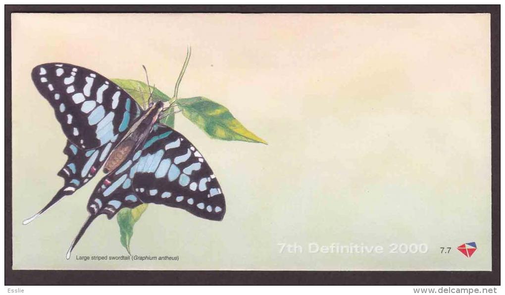 South Africa RSA - 2000 - FDC 7.7 - Flora And Fauna, Butterflies - 7th Definitive - Unserviced Cover - Briefe U. Dokumente