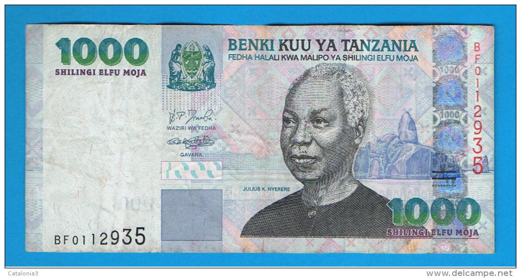 TANZANIA - 1000 Shillingi  Circulado  P-36 - Tanzanie