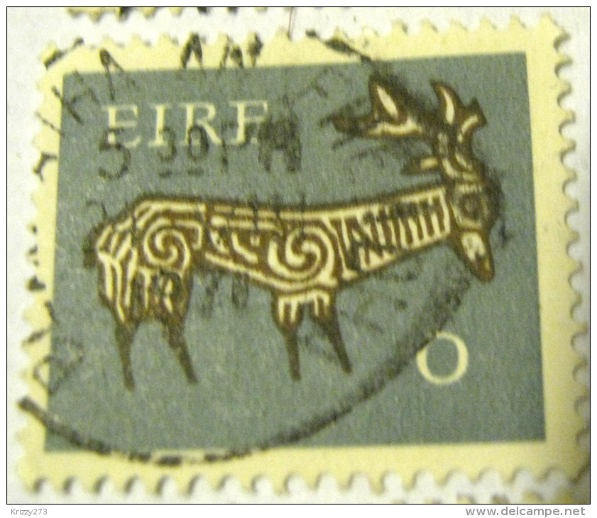 Ireland 1971 Stylised Stag 6p - Used - Usati