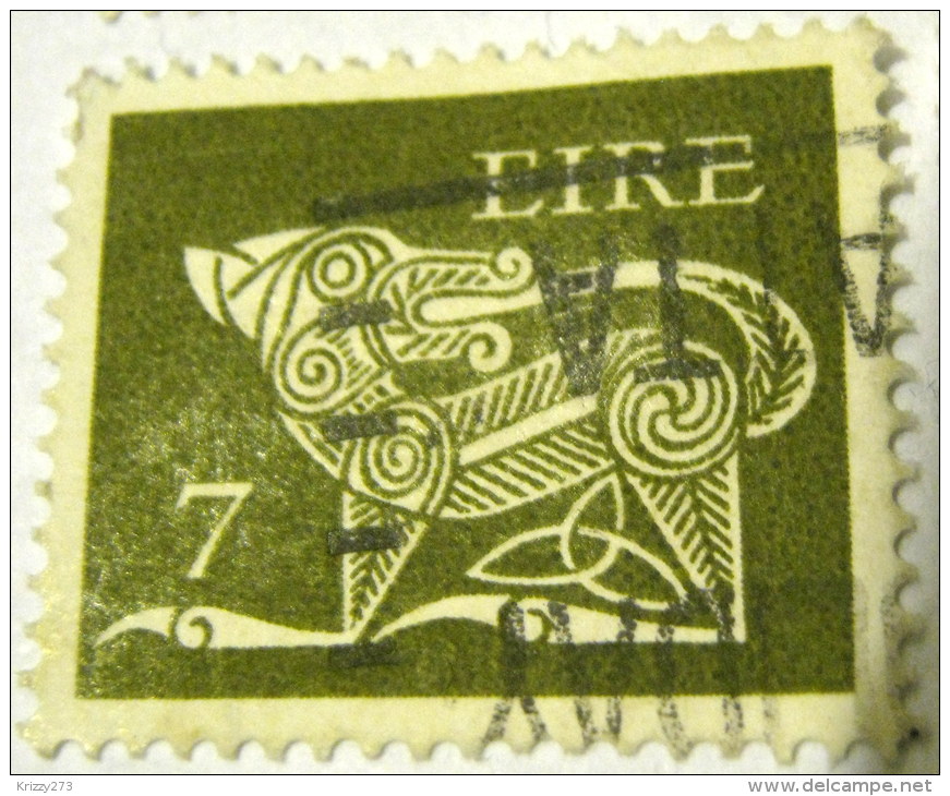 Ireland 1975 Stylised Dog 7p - Used - Oblitérés