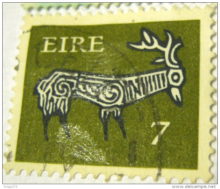 Ireland 1974 Stylised Stag 7p - Used - Oblitérés