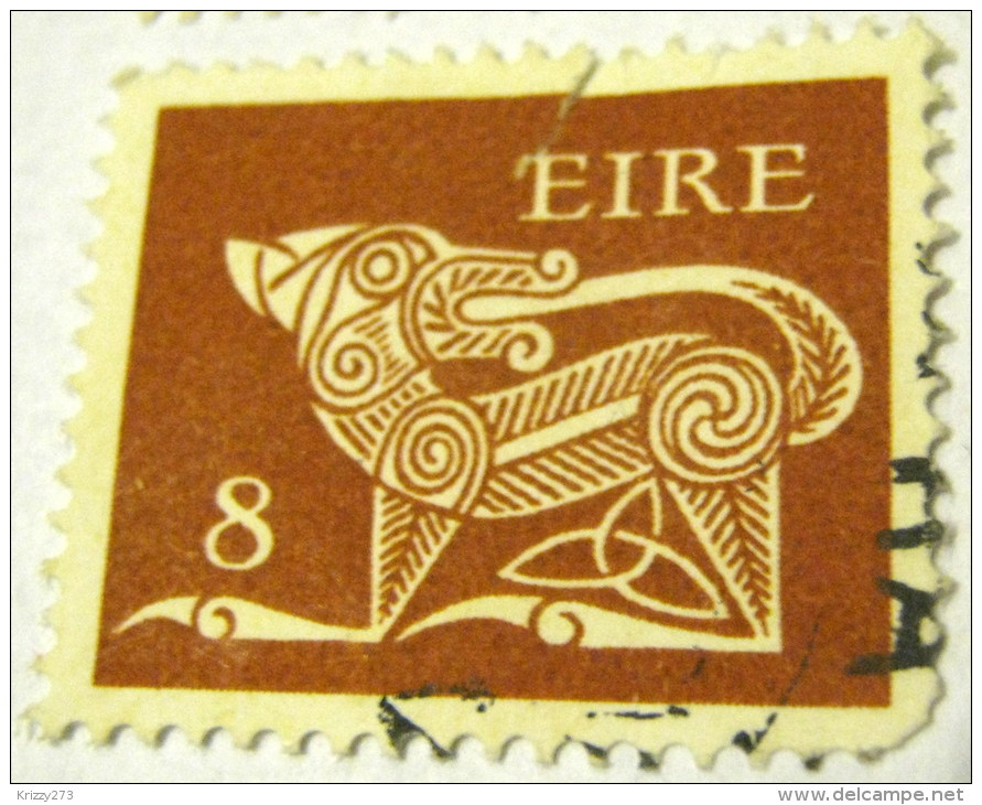 Ireland 1976 Stylised Dog 8p - Used - Oblitérés