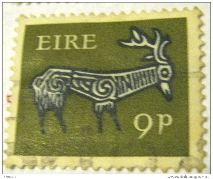 Ireland 1968 Stylised Stag 9p - Used - Used Stamps