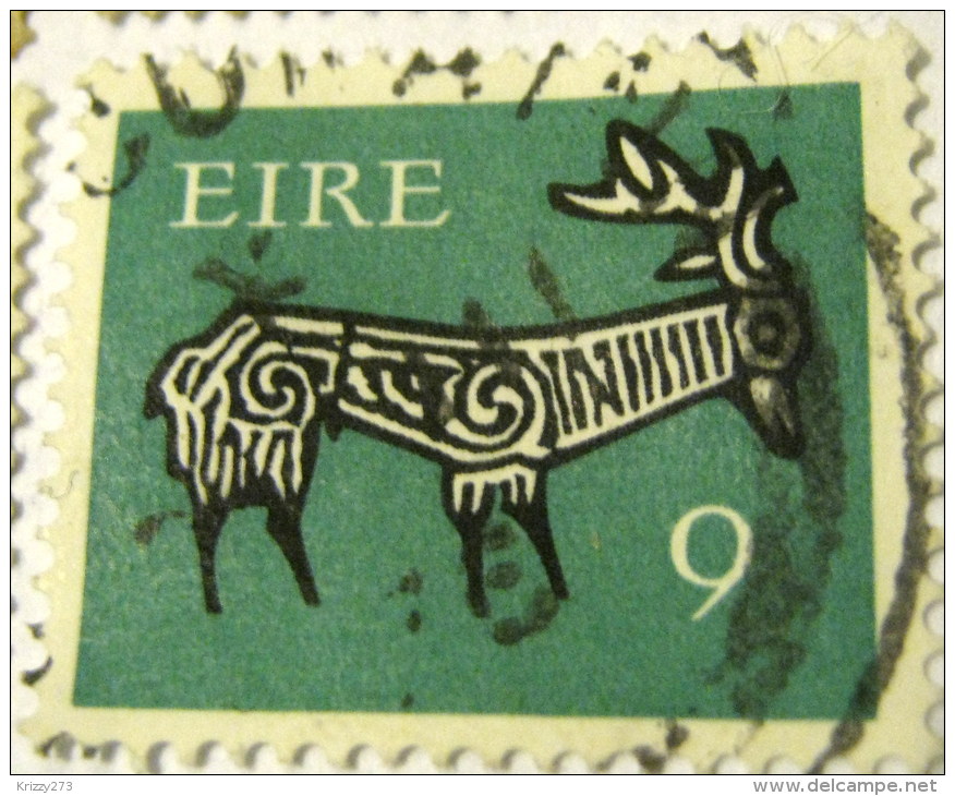 Ireland 1971 Stylised Stag 9p - Used - Gebraucht