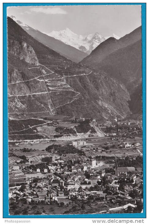 Sierre, Muraz, Sous Géronde, Chippis Et Le Val D´Anniviers (coin Plié) - Chippis