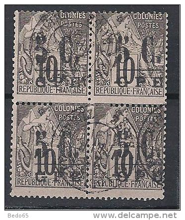 GUADELOUPE  N ° 10 OBL BASSE TERRE Signé SCHELLEUR TB - Used Stamps