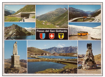 Passo Del San Gottardo , Tricini - Uru , Mehrbildkarte - Sonstige & Ohne Zuordnung