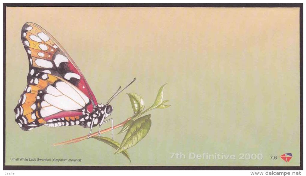 South Africa RSA - 2000 - FDC 7.6 - Flora And Fauna, Butterfly - 7th Definitive - Unserviced Cover - Storia Postale