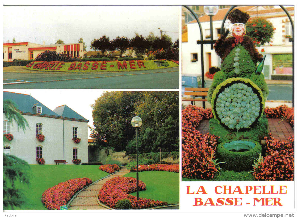 Carte Postale 44. La Chapelle Basse-Mer  1er Prix Concours De Villages Fleuris 1989 Et 1990 Trés Beau Plan - La Chapelle Basse-Mer