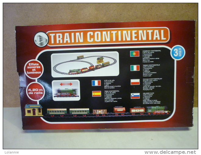 TRAIN CONTINENTAL Jouet Neuf Dans Sa Boite D'origine ( Voir 4 Photos Et Description ) - Toy Memorabilia