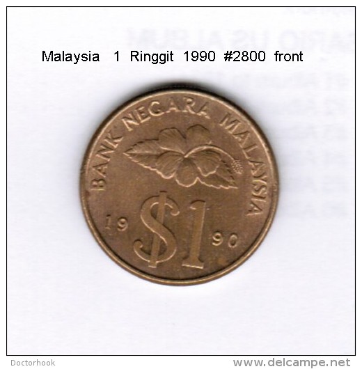 MALAYSIA    1  RINGGIT  1990  (KM # 54) - Maleisië