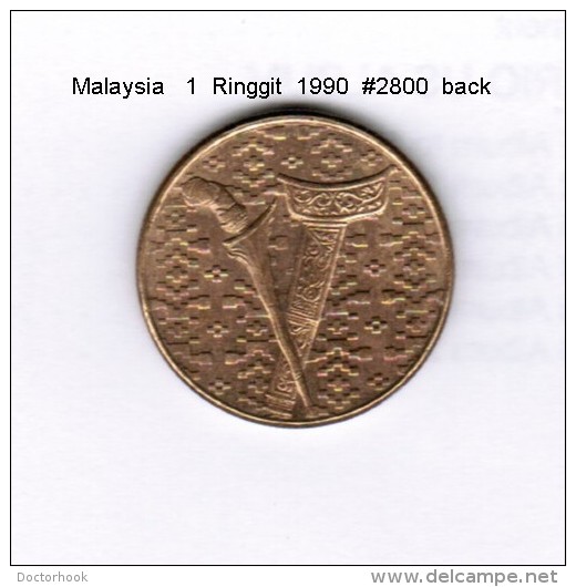 MALAYSIA    1  RINGGIT  1990  (KM # 54) - Malaysie