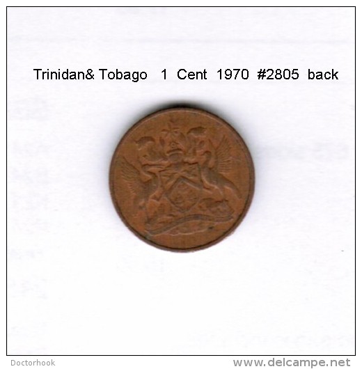 TRINIDAD &amp; TOBAGO    1  CENT  1970  (KM # 1) - Trinidad & Tobago