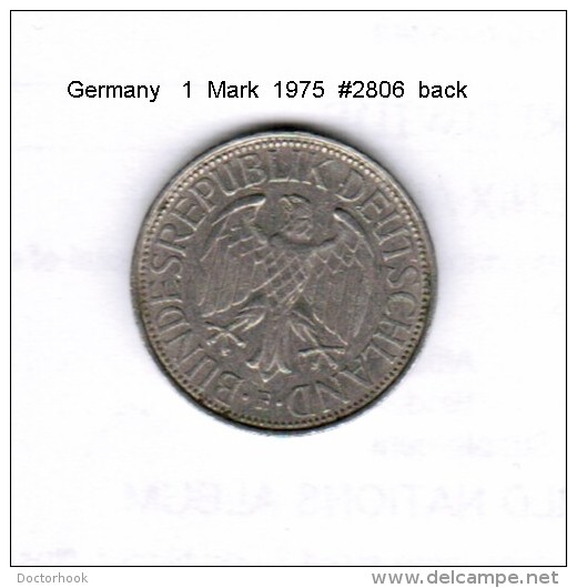 GERMANY    1  MARK  1975 F  (KM # 110) - 1 Marco