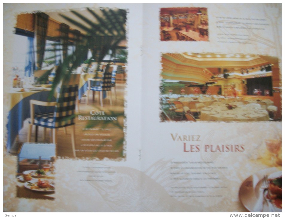 Document Publicitaire 2002 -  EDEN CASINO JUAN LES PINS (5 Scans) - Literatur & Software