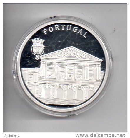 REF EX  : Monnaie Non Officielle 10 Euro Europe Europa PORTUGAL 1996 Argenté 999 Michael GODE - Commémoratives