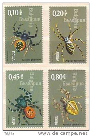 BULGARIA \ BULGARIE - 2005 - Araignees - 4v** - Araignées