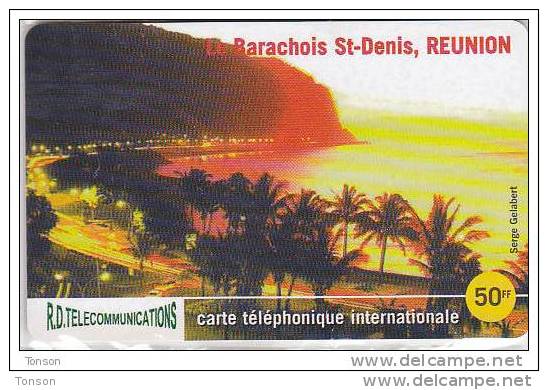 Reunion, REU-07, 50 &#8355;, Le Bacharois St-Denis, Only 2000 Issued, Mint In Blister. - Réunion