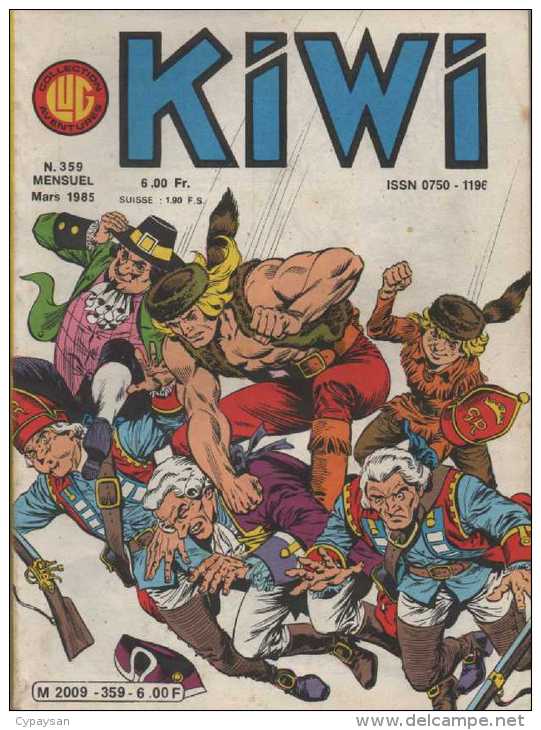 KIWI N° 359  BE LUG 03-1985 - Kiwi