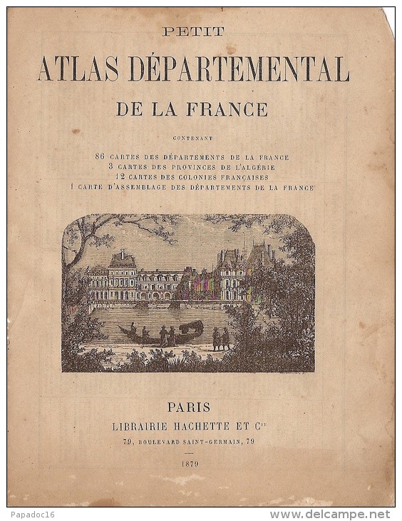 Cartes Départements : Maine-et-Loire &amp; Manche - Extraites Du "Petit Atlas Départemental De La France" - Hachette, 18 - Cartes Géographiques