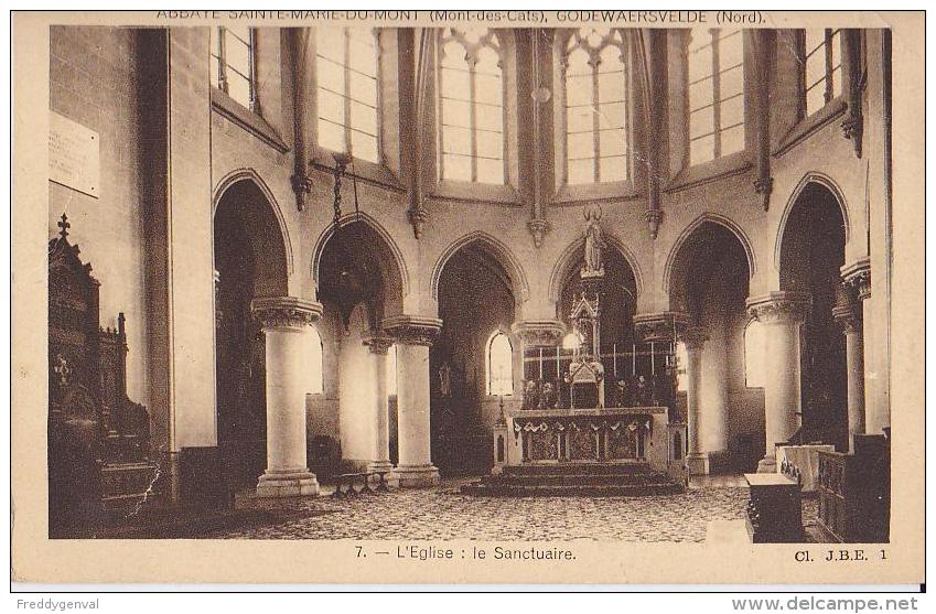 Mont-Des-Cats Abbaye Ste Marie -du-Mont LE SANCTUAIRE - Heuvelland