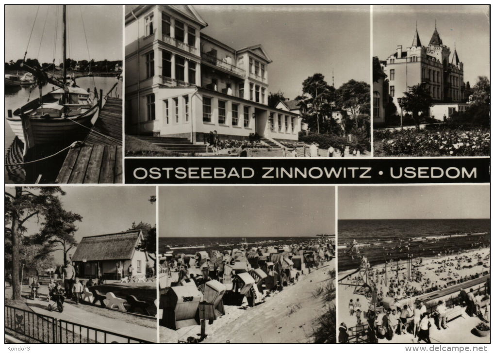 Ostseebad Zinnowitz. Mehrbildkarte - Zinnowitz