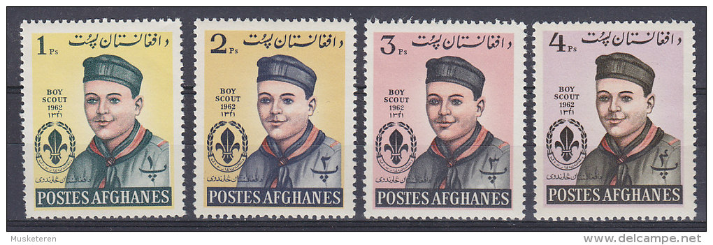 Afghanistan 1962 Mi. 695-98 A Afghanische Pfadfinderbewegung Bou Scouts MNH** - Afghanistan