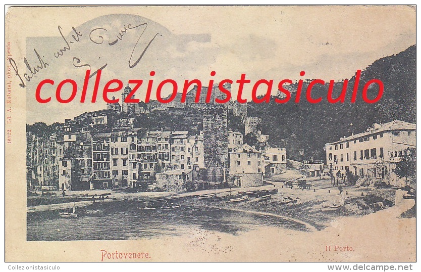 C-835- Portovenere - Il Porto - La Spezia  - F.p.  Vg. 1901 - La Spezia