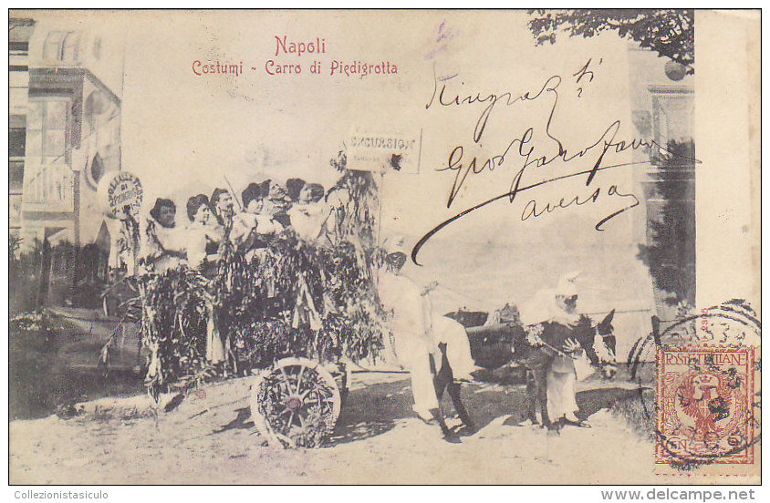 C-836- Napoli - Costumi - Carro Di Piedigrotta  - F.p.  Vg. 1901 - Napoli