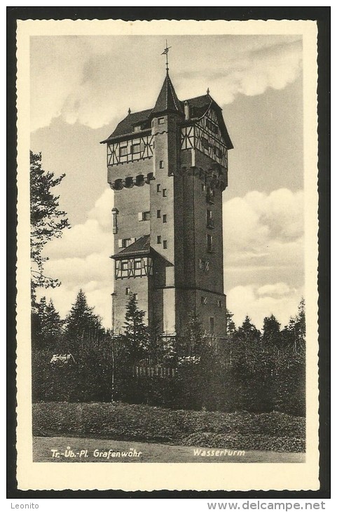 GRAFENWÖHR Truppenübungsplatz Neustadt Wasserturm Bayern - Grafenwöhr