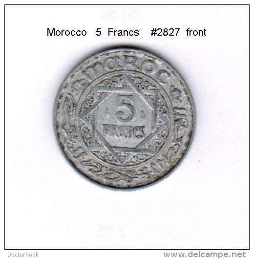 MOROCCO    5  FRANCS    (Y # 48) - Marokko