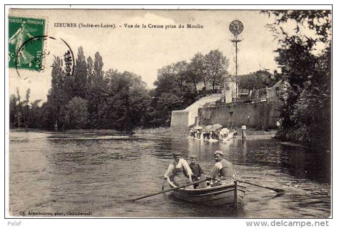 YZEURES - Vue De La Creuse Prise Du Moulin    (61251) - Autres & Non Classés