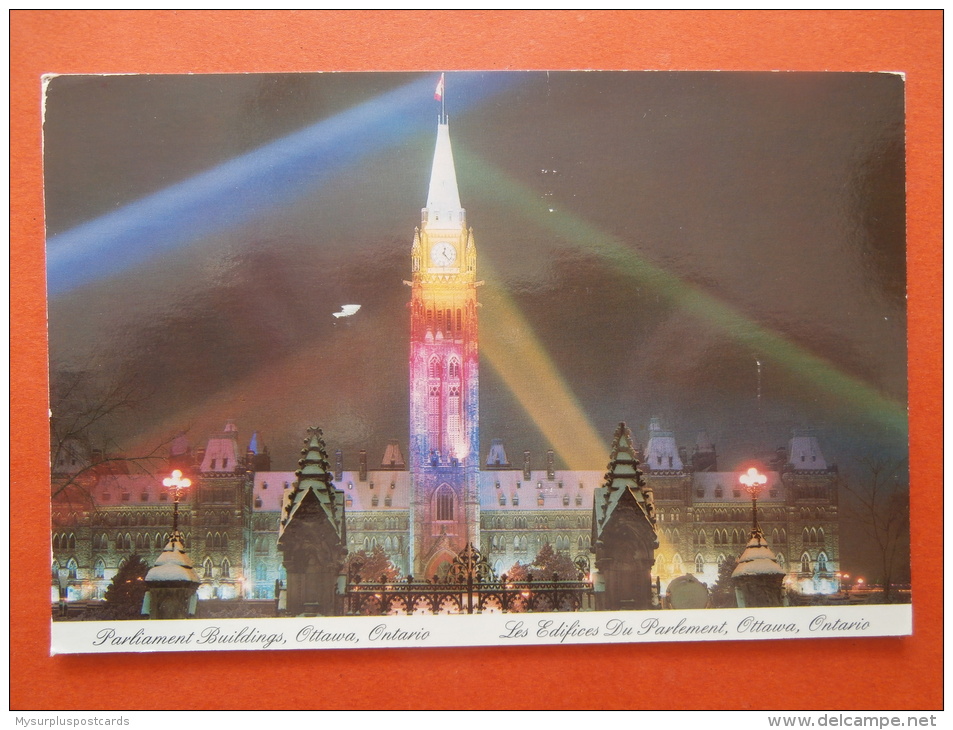 27990 PC: CANADA: ONTARIO: Ottawa, Parliament Buildings.  (Dated 1993). - Ottawa