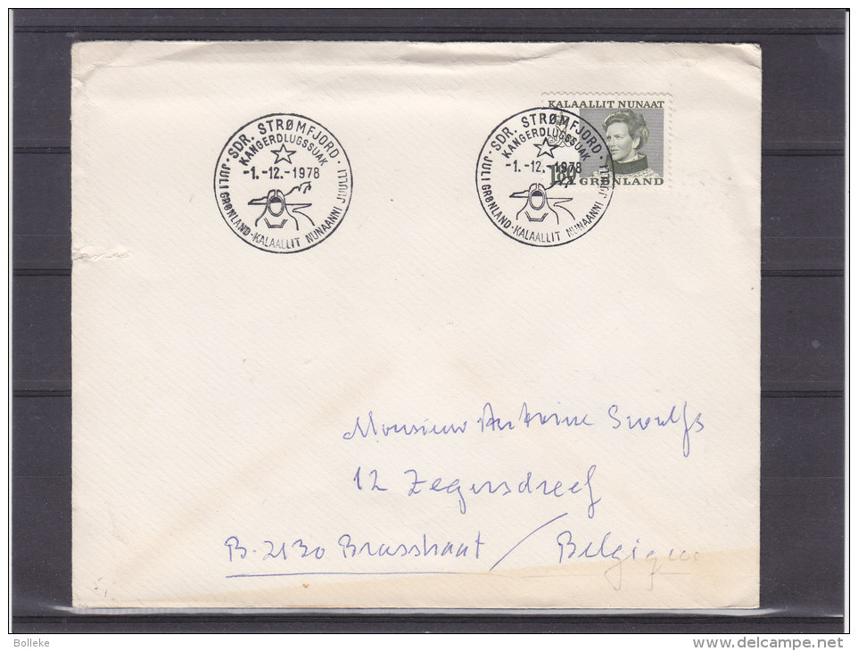 Familles Royales - Groenland - Lettre De 1978 °  - Avec 2 Vignettes - Lettres & Documents