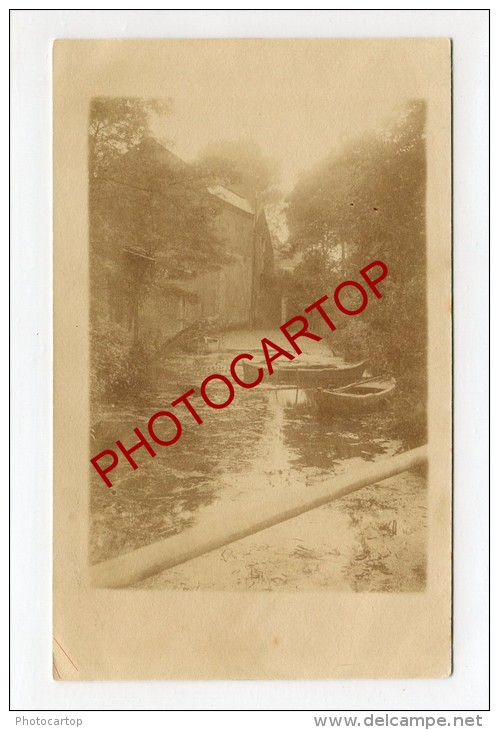 CORBEHEM-Barques-Bordure Du Canal-Carte Photo Allemande-Guerre 14-18-1WK-FRANCE-FRANKREICH-62- - Vitry En Artois