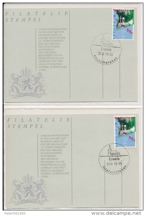 2 X Filatelieloket Ermelo (1988) - Briefe U. Dokumente
