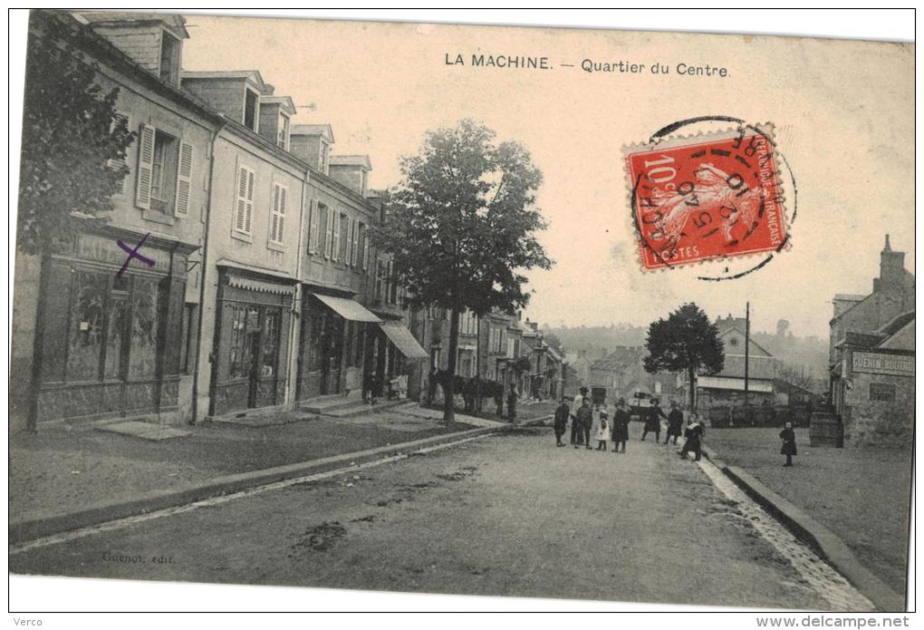 Carte Postale Ancienne De LA MACHINE - La Machine