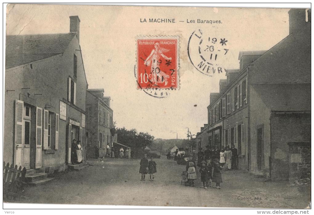 Carte Postale Ancienne De LA MACHINE - La Machine