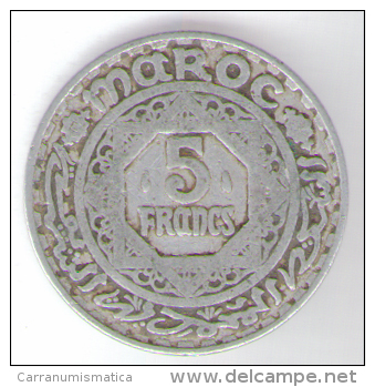 MAROCCO 5 FRANCS 1370 - Marocco