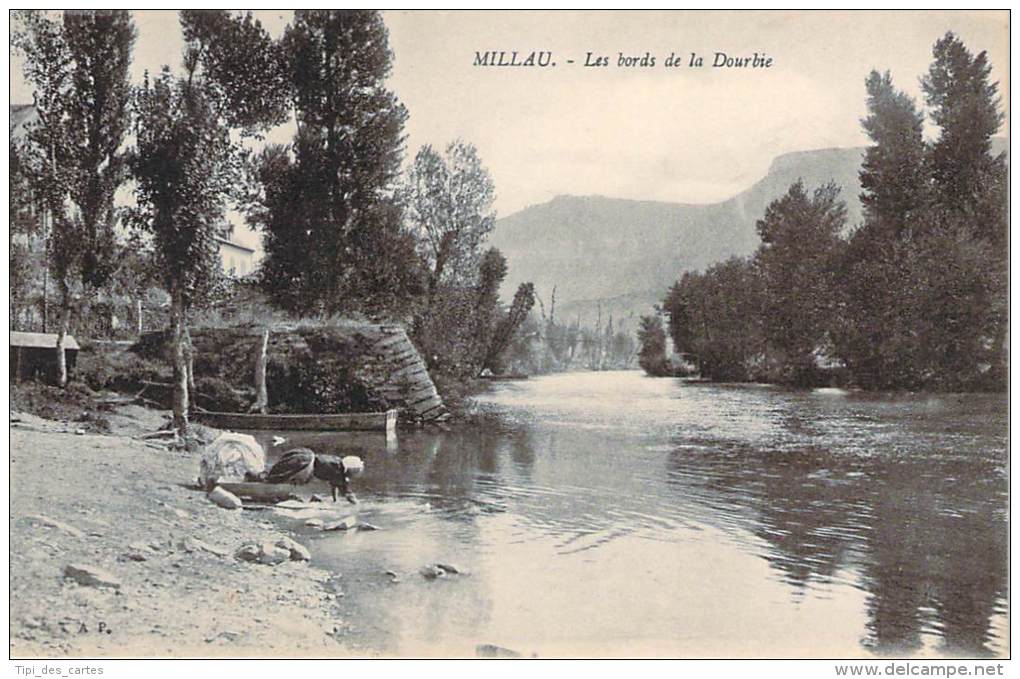 12 - Millau - Les Bords De La Dourbie (lavandières) - Millau
