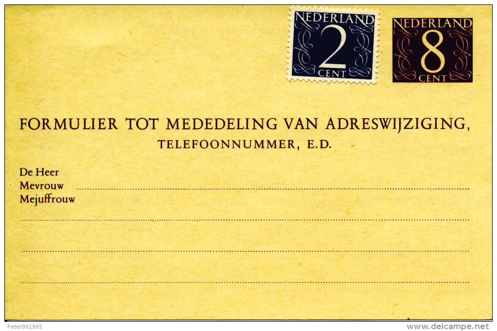 5 Postwaardestukken - Postal Stationery