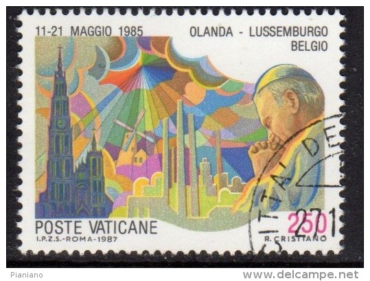 PIA . VAT - 1987 : I Viaggi Del Papa Nel Mondo Nel 1985-86 - (SAS 817-24) - Used Stamps
